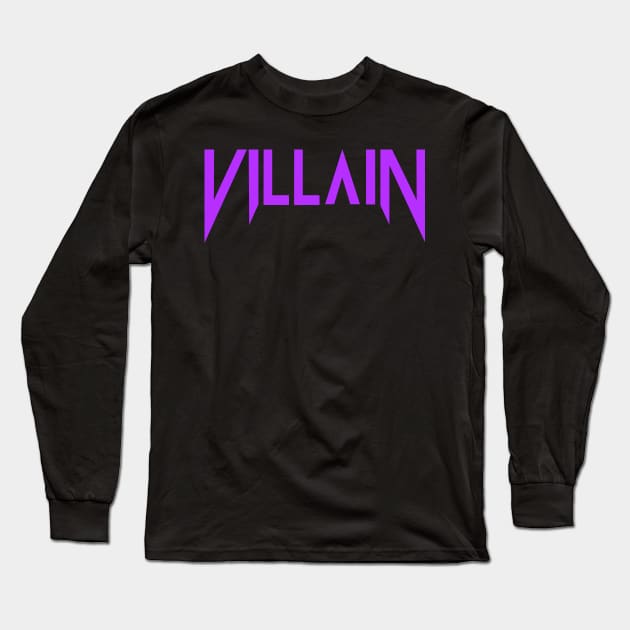 Villain (Spider Purple) Long Sleeve T-Shirt by MAG